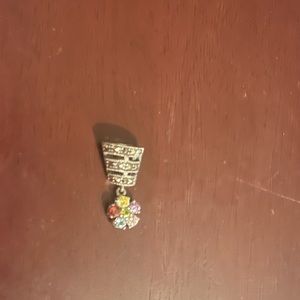 Sterling silver marcasite pendant.